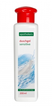 24 x Duschgel apothekers Sensitive 200 ml