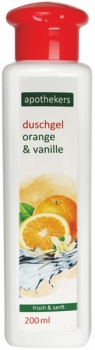 24 x Duschgel apothekers Orange & Van. 200 ml