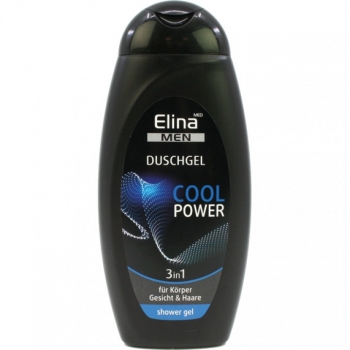 12 x Duschgel Elina Men Cool Power 300 ml