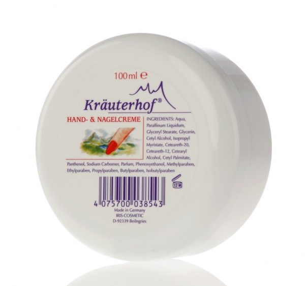 48 x Kräuterhof Hand- & Nagelcreme 100 ml