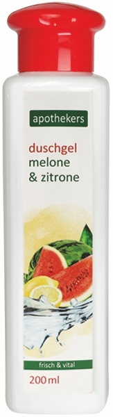 24 x Duschgel apothekers Melone & Zitrone 200 ml