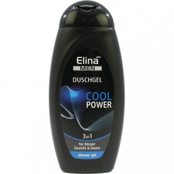 12 x Duschgel Elina Men Cool Power 300 ml