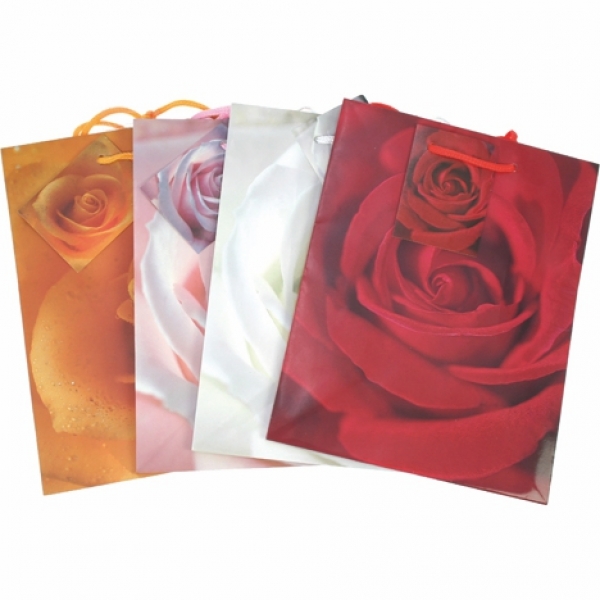 Geschenktasche Rosen sortiert