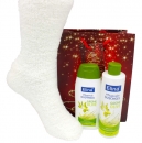 Pflegeset Olive mit Kuschelsocken 3/4-teilig